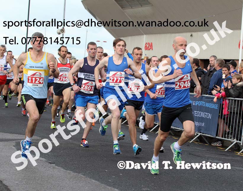 Start of the Sunderand City 10k. Photo: David T. Hewitson/Sports for All Pics